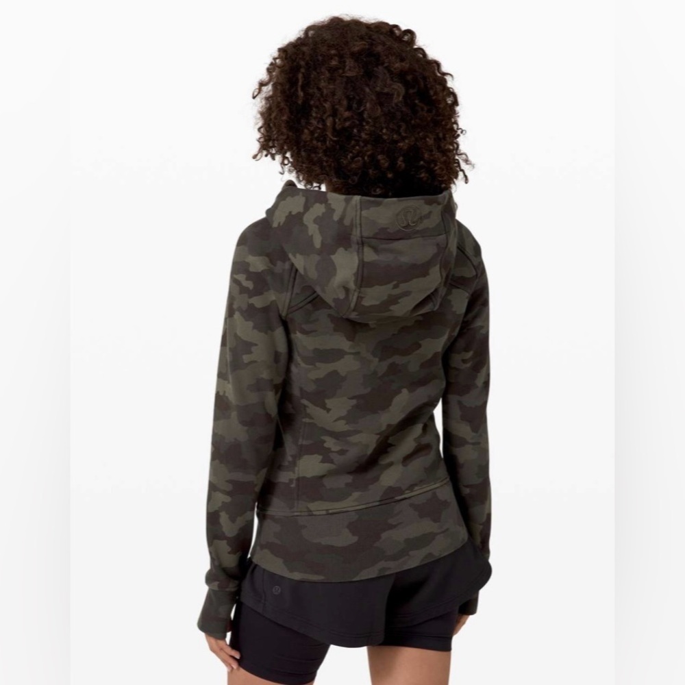 Lululemon Scuba Hoodie *Light Cotton Fleece in Heritage 365Camo Dark Olive Multi - Picture 3 of 8